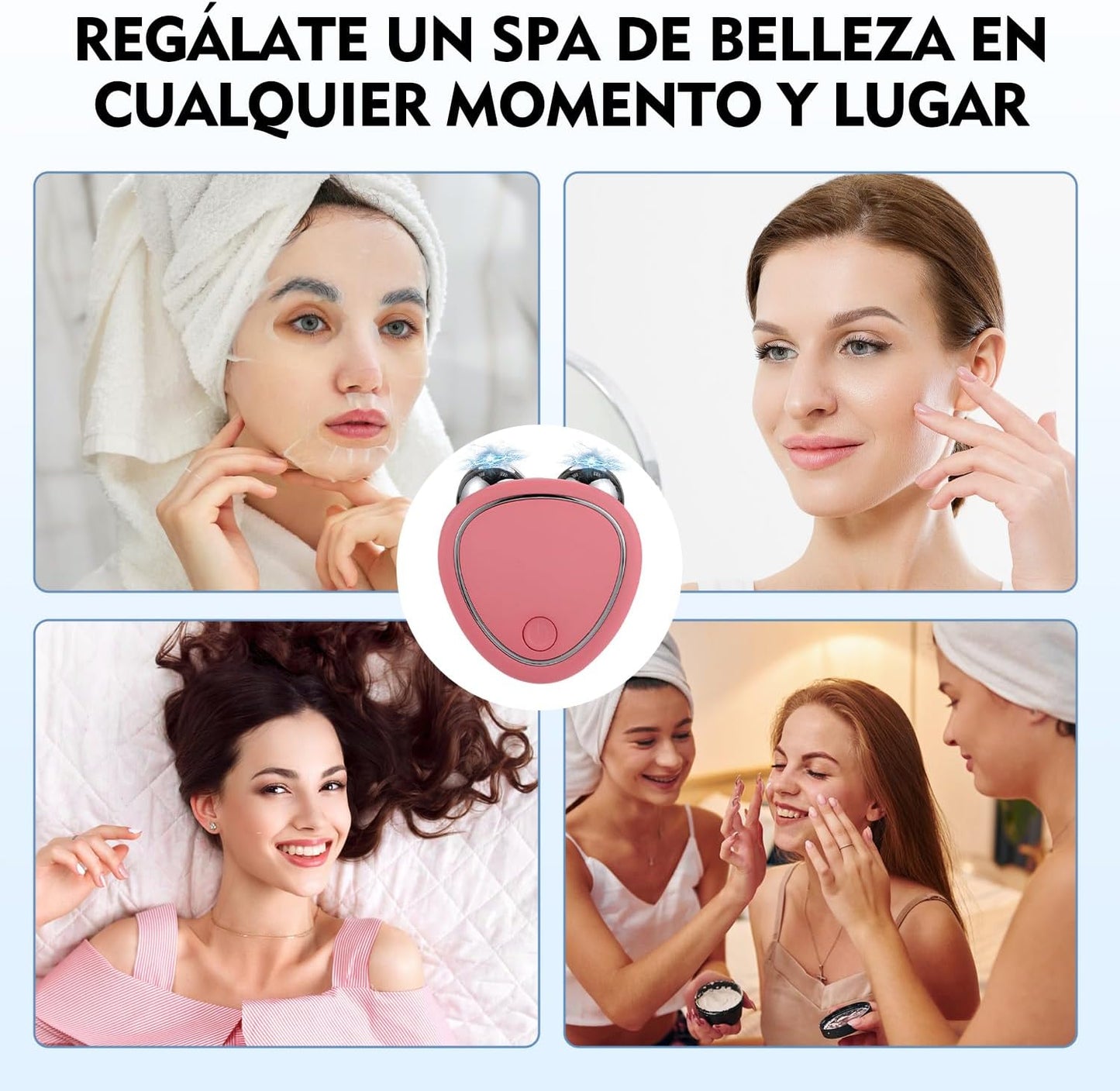 Masajeador Facial Micro Corriente Reafir